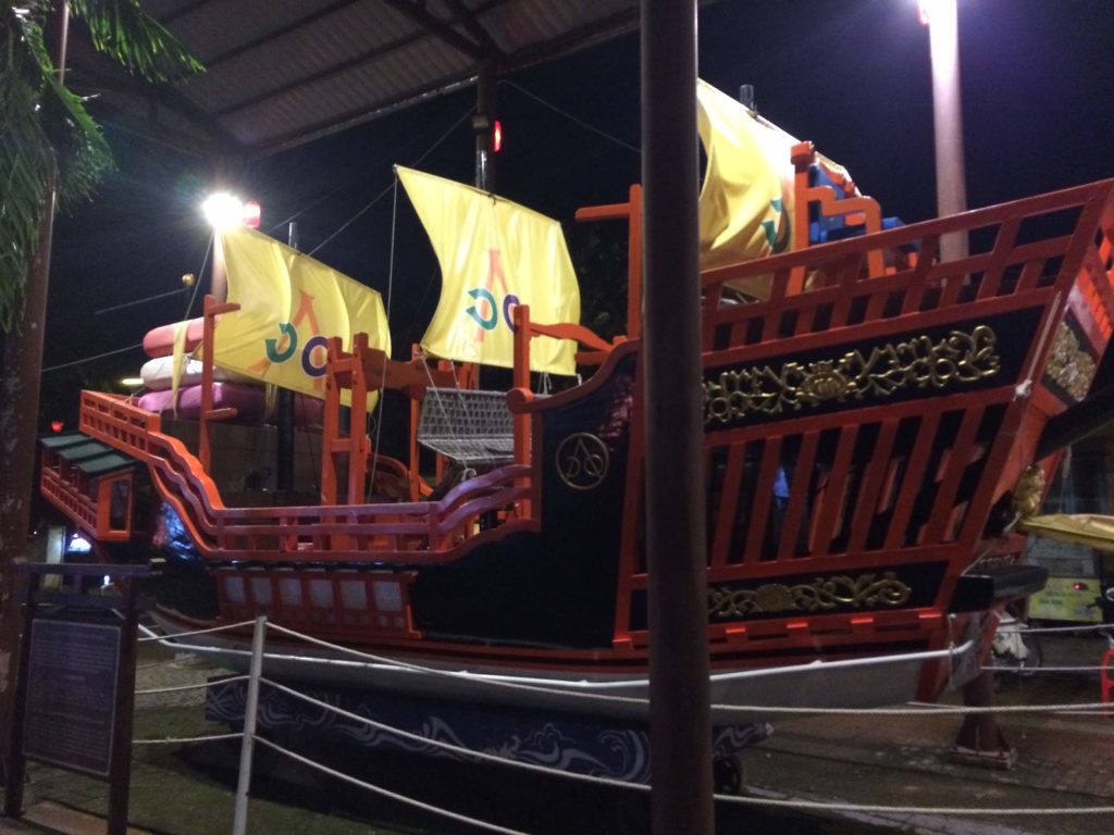 Remade ship used for trading in 16-17 centuries between Hoian and Nagasaki