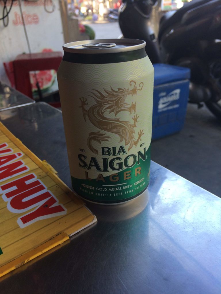 SAIGON beer in Hoian
