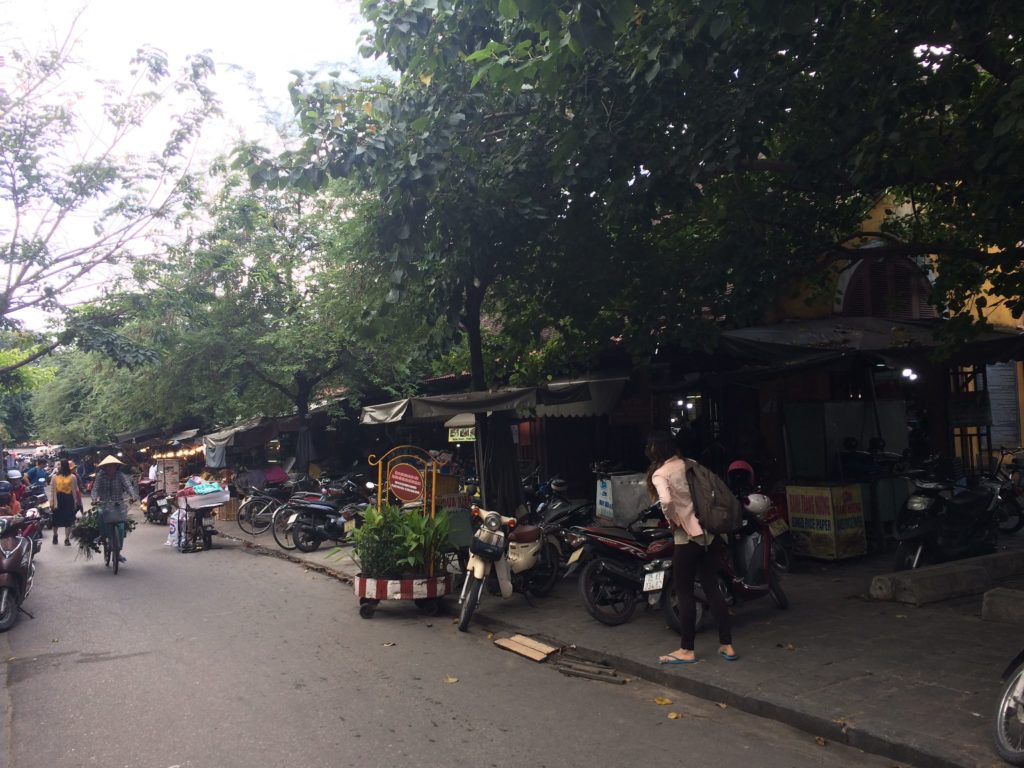 Market area in near center of Hoian