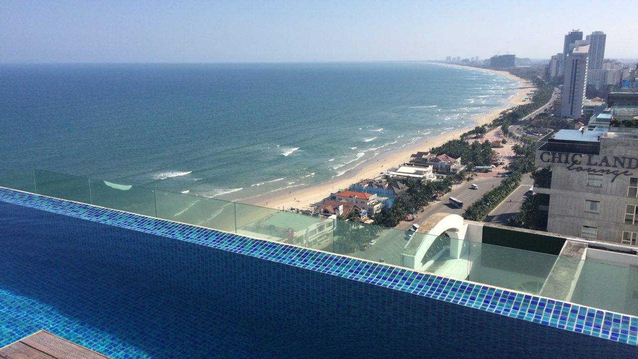 View from The Room Top Bar of A La Carte Hotel in Danang
