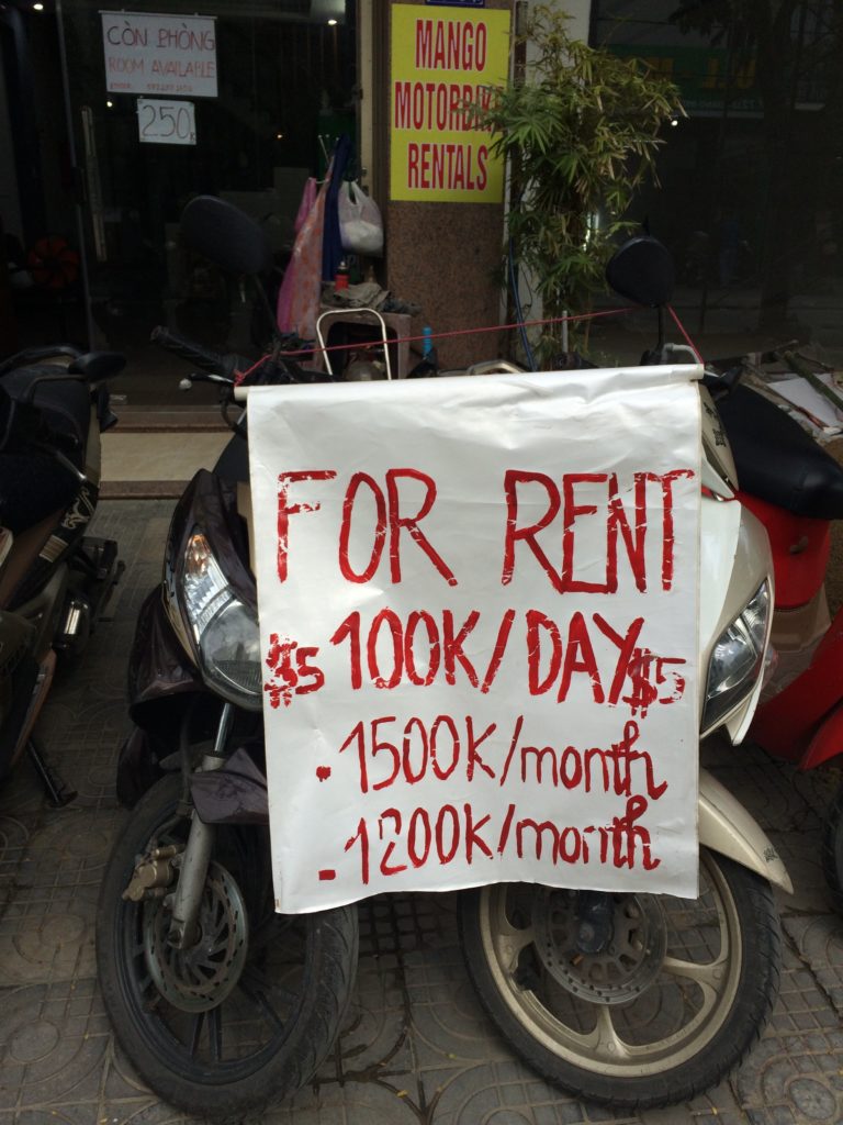 Price of MANGO MOTORBIKE RENTALS in Danang