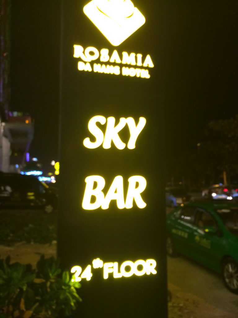 SKY BAR at ROSAMIA HOTEL in Danang